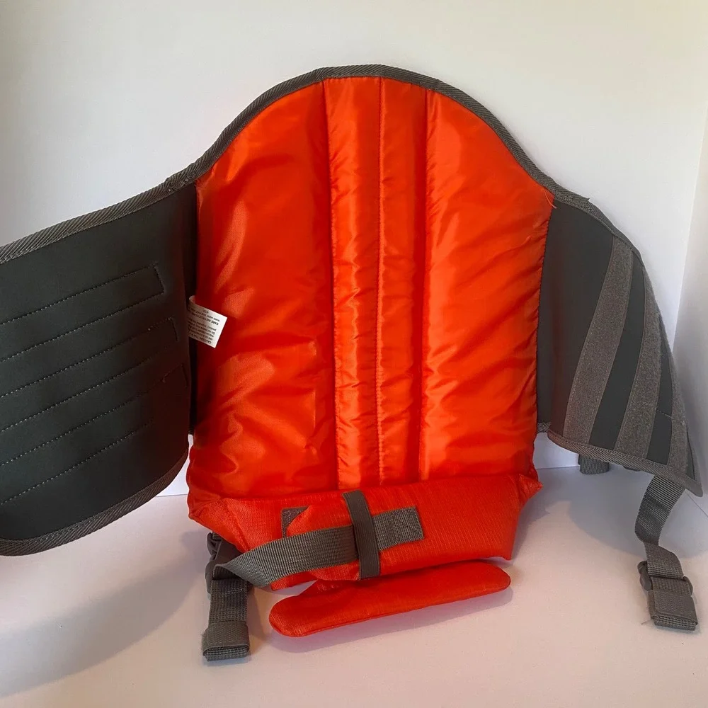 Outward Hound Life‎ Jacket Dog Medium Orange Excellent Dual Handle Reflective